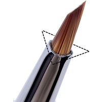 4Style Triangular Petal Nail Brush Acrylic Nail Art Liner Brush Stripes Grid Flower Painting Drawing PenManicure Tools
