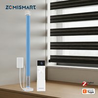 Zemismart Zigbee Rechargeable Roller Shade Blinds Motor for 17 20 25 28mm Tube Smart Curtain Engine Works with Tuya Smart Life