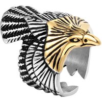 Fashion Vintage Stainless Steel Flying Eagle Ring For Men Women Punk Biker Unique Animal Rings Amulet Jewelry Gifts Wholesale