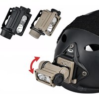 WADSN Sidewinder 2 FAST Multifunctional Helmet Light - Red/Blue IR & White LED Headlamp Strobe Torch for Tactical Lighting