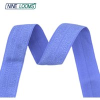 NINE LOOMS Shiny Foldover Elastic FOE 3/4" 20mm Solid Spandex Band Webbing Tape Underwear Dress Sewing Trim 50 100 Yard by Spool