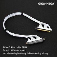 PCIe 4.0 X16 GPU Riser Cable Gen4 PCI Express Graphics Card Extension Cable High Speed Shielded Flexible for AI Server PC