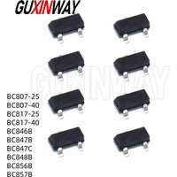 100PCS BC807-25 BC807-40 BC817-25 BC817-40 BC846B BC847B BC847C BC848B BC856B BC857B SOT23 BC807 BC817 BC846 BC847 BC856 BC857