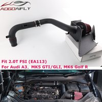 EA113 2.0T FSI Zestaw wlotu powietrza z filtrem suchym pasujący do VW MK5 EOS GLI GTI w komplecie Edycja 35 06-08 MK6 Golf R 12-13 dla Audi 8P A3