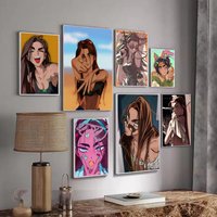A-Alien Stage Hyuna Poster Home Living Bed Room Bar Hallway Sticky Wall Printing Waterproof Aesthetic Decor