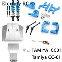 RC Car TAMIYA CC01 Metal Armor Swing Arm C Base Steering Cup CVD Central Drive Shaft Shock Absorber For RC Crawler Tamiya CC-01