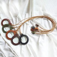 Portable Magnifier with Protective Case Leather Strap Vintage Magnifier with Leather Case Handmade Simple