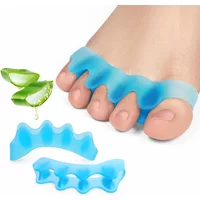 Silicone Toe Separators Correcting Bunions and Restoring Toes Toe Spreaders Toe Straightener for Overlapping Toes Foot Care Tool