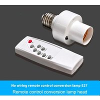 AC85-265V E27 Lamp Base With Wireless Smart Remote Control Intelligent Switch Lamp Holder Cap Smart Home Accessory
