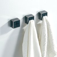 2pcs Silicone Towel Hook Door Hanger for Kitchen Bathroom Organizer Space-Saving Storage Holder