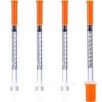 100PCS 0.5ml U-100 Insulin Syringe - 31G 8mm Needle for Pets, Birds, DIY - ✓Sterile ✓Disposable ✓Individually Sealed