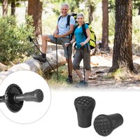 6pcs/set Replacement Outdoor Trekking Hiking Pole Tip End Walking Stick Cover Protector Walking Stick Tip End Cane Protector