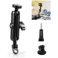 AliExpress PULUZ Motorcycle Holder Mirror Base Hole Fixed Mount For GoPro Camera Bicycle Mount For Insta360 X6 X5 ,DJI Action Camera Accessories