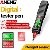 Non-contact Voltage Tester Pen ANENG VD807 Pocket One-word Induction Voltage Detector Pen Meter AC 12-300V 50/60Hz Tester Tools