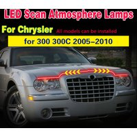 For Chrysler 300 300C 2005-2010 Car Hood Daytime Running Light Start-Scan LED DRL 12V Auto Decorative Light Strip Waterproof