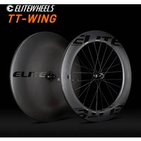 AliExpress ELITEWHEELS Triathlon Wheel Time Trials Disc Wheels Aero Modle Carbon Disc Wheel Tubeless Clincher For Triathlon bike TT-Wing