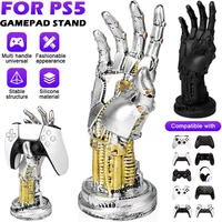 Creative Game Controller Desktop Storage Stand Mechanical Arm Holder For PS5/PS4 Gamepad Bracket Headphone Home Decoration