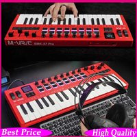 M-VAVE SMK-37 PRO 37-Key USB MIDI Controller with 16 RGB Pads & 8 Knobs Supports Software Operation for WINDOWS MAC IOS Android