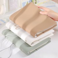 A5 Soft PU DIY Binder Photocards Collect Book Diary Agenda Planner Cover Album Stationery