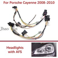 Car Headlight Wiring Harness Suitable For Porsche Cayenne Plug Circuit Assembly 2008-2010 with AFS Front Lamp Internal Component