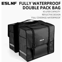 Bicycle tail bag rear bag 45L large-capacity waterproof mountain road bike rear shelf bag cycling equipment