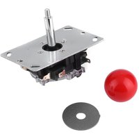 DIY High Response Non-delayed Arcade Game Fighting Stick Controller with BallSensitive Lightweight Joystick for Game Console