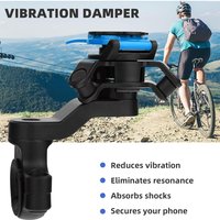 AliExpress NONE Universal Smartphone Mount with Vibration Shock Absorber for Motorcycle Bicycle Handlebar Trottos Quad Scooter Compatible