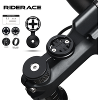 RIDERACE Bicycle Computer Holder Garmin Edge Bryton CatEye MTB Mountain Bike Stopwatch Speedometer Stem Top Cap Mount Bracket