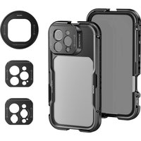 NEEWER Quick Release Cage Video Rig with T mount lens, 67mm Filter Adapter ,17mm Lens Backplate for iPhone 16 Pro/16 Pro Max
