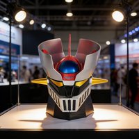 Mazinger Z Robot Head Shaped Mug, Creative Cartoon Coffee Cup for Home Office Gifts
