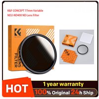 K&F Concept ND2-ND400 Variable ND Filter 52/55/58/67/72/77/82mm Adjustable Neutral Density DSLR Camera Lens Filter (B-Series)