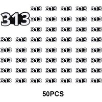 1-5-10-50-100PCS 313 Mobile Phone 3M Sticker Badge Metal Pin Broooches Pins