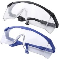 AliExpress NONE 2Pcs Anti-Splash Work Safety Glasses Eye Protecting Lab Goggles Protective Industrial Wind Dust Proof Goggles Cycling Glasses