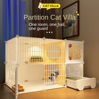 Cage One-Piece Home with Toilet Large Indoor Space Large Two-Layer Nest One Room One Living Room One Bathroom Vill