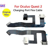 Original New For Oculus Quest 2 VR Headset Charging Port Flex Cable Replacement For Meta Quest 2 Power Type-C Port Audio Jack