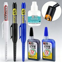 45mm Waterproof Deep Hole Marker Pen 45mm Long Nib Black Blue White Ink Multi-Purpose Carpenter Woodworking Marker Hand Tool