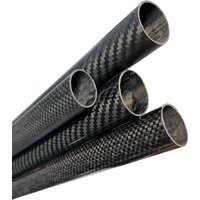 Multi Size Carbon Fiber Oval Tube Twill Plain Glossy Matte Carbon Fiber Tube UAV Accessories 2.5 * 2 * 100cm