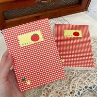 New Tomato Pattern Notebook,78 Thickened blank notebook,Suitable for writing、Painting、Sketch、Note-taking and mind map creation
