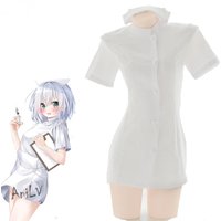Japapese Anime Nurse Uniform Dress Pajamas Costumes Cosplay