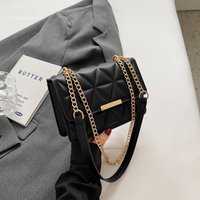 Trendy Quilted Chain Crossbody Shoulder Bag, Stylish Multi Color Small Square Purse, Chic & Perfect for Women's Everyday Use