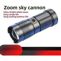Outdoor Mini Flashlight - Super Bright Laser Cannon High Lumen Ultra-Long Runtime COB Work Light Multifunctional Compact Torch