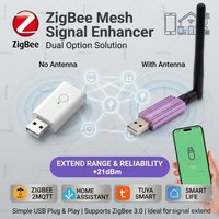 ZigBee Signal Repeater USB Signal Amplifier Range Extender For Tuya Smart Life Z2M Home Assistant Smart Home Devices Automation