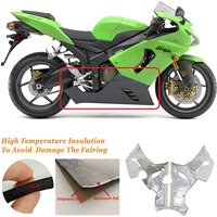 For Kawasaki NINJA ZX-6R 636 2005-2006 Heat Shield Fairing Melting Protection Pre-Cut Insulation Sponge