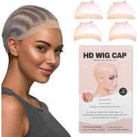 HD Wig Cap for Women Invisible Ultra-thin Stretchy Stocking Caps for Lace Front Wigs Sheer Wig Cap Thin Nylon Cap