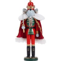 Home Desktop Creative Gift TOY Wooden Handicraft OrnamenNutcracker Puppet Soldier Ornament Figurine Merry Christmas Decoration