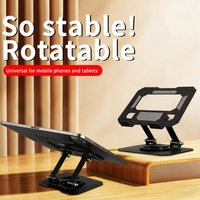 360° Rotation Adjustable Foldable Tablet Stand Aluminum Phone Holder for iPad Pro Air Mini Samsung Tab Universal Desktop Mount