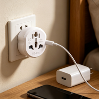 16A Universal Travel Adapter 250V UK US AU To EU Plug Euro AC Power Socket Converter Charger Adapter