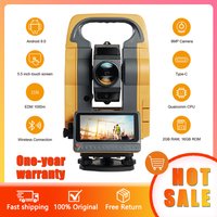 Hi-target HTS-720 Reflectorless 1000m Smart Android Multi language switching Total Station with 5.5-inch touch screen