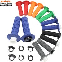 6 Color Universal Motorcycle Grips W/ The Snap-on Cam Lock-on Grips For KTM CRF SXF EXC Yamaha Suzuki Motorbike Handlebar Grips