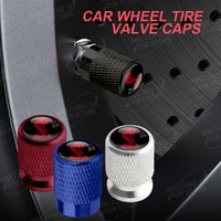 Aluminum For Ford Focus ST Line Mondeo Kuga GT350 GT500 Shelby Logo 4pcs Car Decor Wheel Tire Valve Caps Stem Cover Accessories